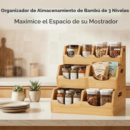 Vista 9 de Contenedor de almacenamiento para papas y cebollas, apilable
