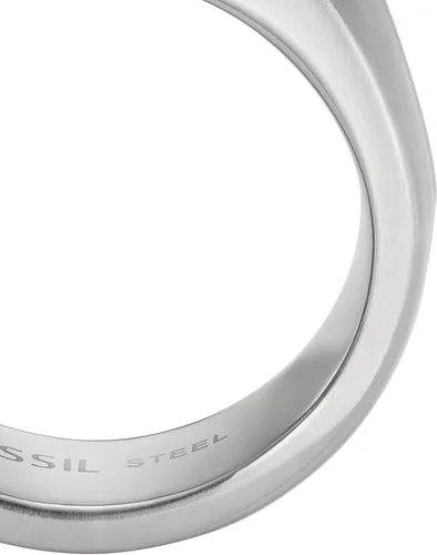Vista 4 de Fossil Anillo de acero inoxidable para hombre
