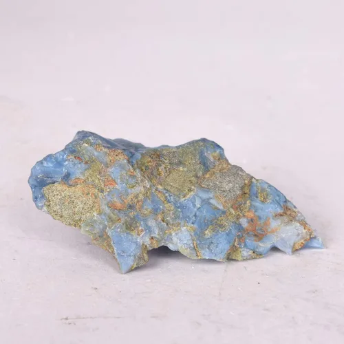 Vista 2 de GEMHUB Piedra preciosa suelta de ópalo azul crudo de 120.00 quilates con certificación de huevo natural para la fabricación de joyas, Gema, Ópalo
