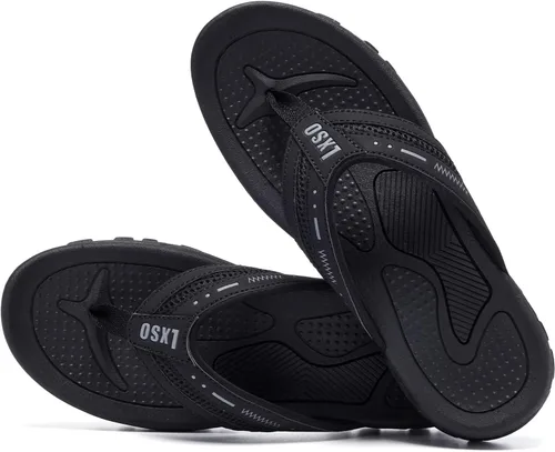 Vista 2 de Lxso Chanclas para hombre Sandalias de playa para exteriores Soporte de arco Deporte atlético