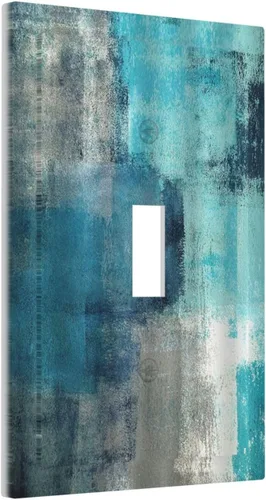 Vista 44 de Cubiertas de Placas de Pared Dúplex Individual con Sol Minimalista Moderno de Palabras Inspiradoras Abstractas Boho, Cubierta de Interruptor de Luz