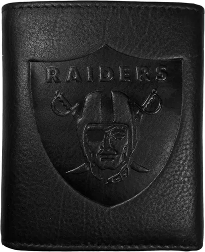 Vista 5 de Siskiyou Sports NFL unisex Embossed Leather Tri-fold Wallet
