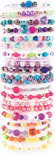 Vista 8 de Make It Real – Ultimate Bead Studio. Kit de fabricación de joyas con cuentas para niñas adolescentes de bricolaje. Kit de artes y manualidades guía