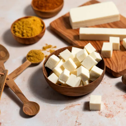 Vista 6 de Paneer Cheese - Forma entera (5 libras) - Paquete de 3