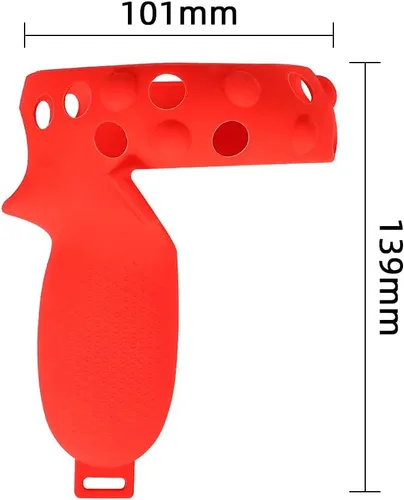Vista 7 de Funda de silicona con mango de control de agarre, funda protectora completa, correa de nudillos, accesorios para auriculares Oculus Quest 2