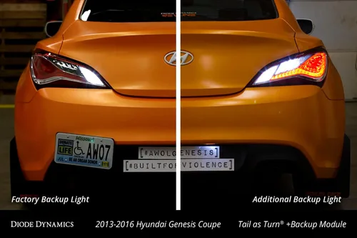 Vista 5 de Diode Dynamics Tail as Turn® +Módulo LED de respaldo compatible con Hyundai Genesis Coupe 2013-2016, Stage 2