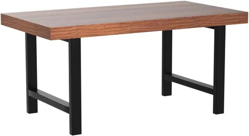 Vista 5 de Best Choice Products Mesa de centro moderna de 44 pulgadas, mesa de centro grande con parte superior de carnicero, mesa de centro rectangular