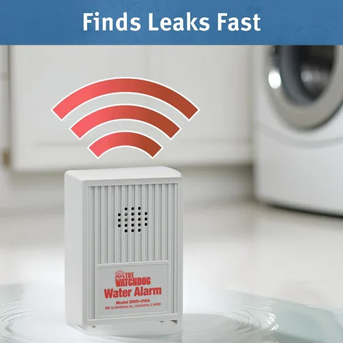 Vista 9 de The Basement Watchdog 110 dB Alarma de agua con sensor desmontable para áreas de difícil acceso (BWD-HWA)