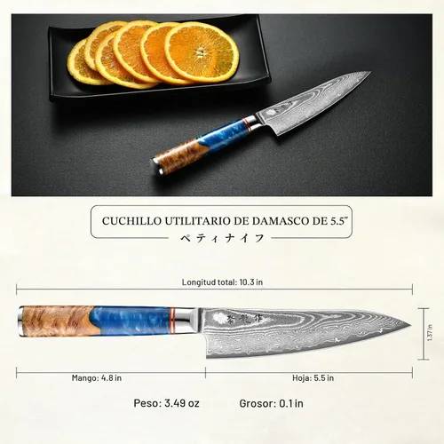 Vista 5 de Cuchillo utilitario japonés