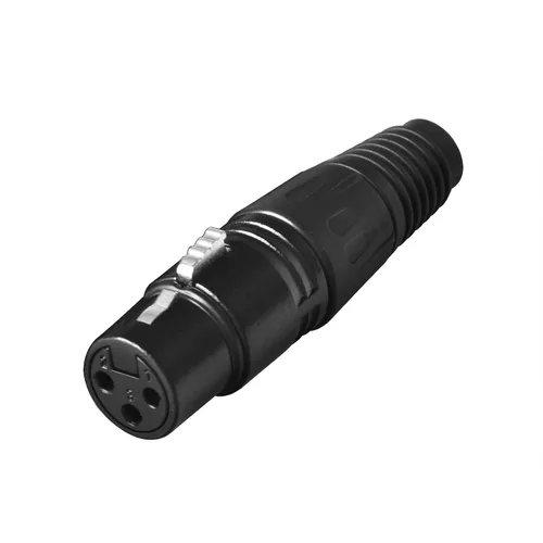 Vista 3 de Conector XLR hembra de 3 pines para cables de serpiente de audio DMX (20 unidades)