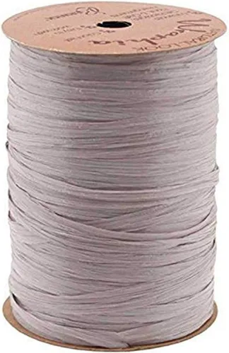 Vista 28 de Berwick Offray Cinta de rafia mate de 1/4" de ancho, verde manzana, 100 yardas, 0.276 in
