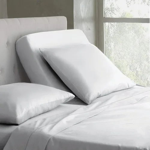 Vista 9 de Juego de sábanas de algodón de 600 hilos tamaño Queen dividido para base de cama ajustable, juego de sábanas de 4 piezas con bolsillo profundo