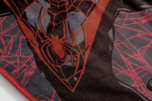 Vista 3 de Jay Franco Marvel Miles Morales - Manta infantil de 2 piezas, incluye manta, edredón