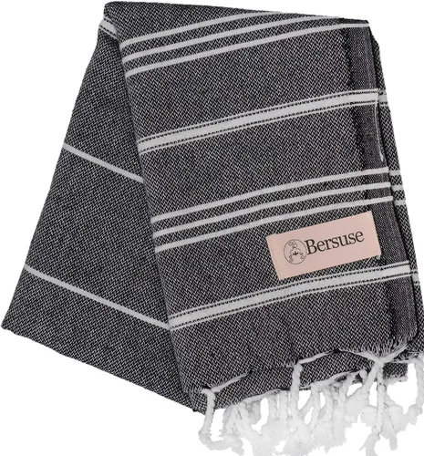 Vista 16 de Bersuse 100 % algodón - Toalla de mano Anatolia turca - Fouta Peshtemal para baño y playa - Para cabeza, rostro, cabello, bebés, cuidado, cocina