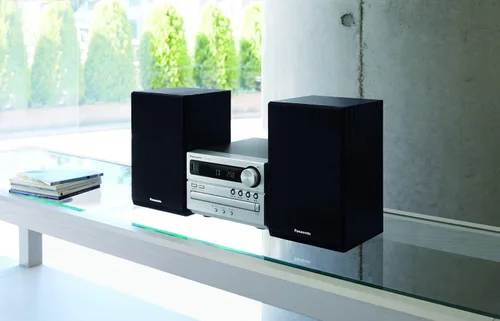 Vista 4 de Panasonic Sistema estéreo CD Memoria USB/correspondencia Bluetooth Plata SC-PM250-S