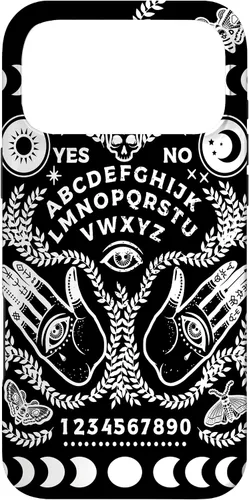 Vista 22 de Ouija Talking Spirit Board Gothic Witchy Funda de manos para iPhone 17