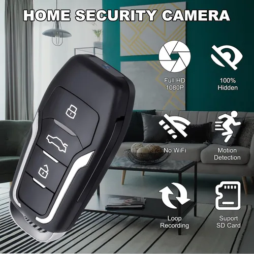 Vista 2 de LXKFA 1080P mini cámara 64GB niñera cam cámara de seguridad con detección de movimiento