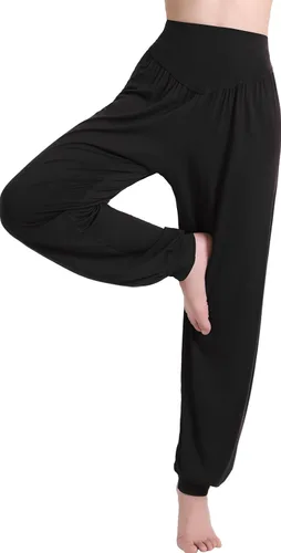 Vista 5 de Marca Hoerev pantalones de modal y elastano súper suave para yoga y pilates.