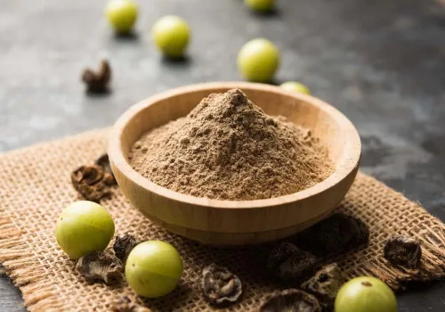 Vista 4 de Hierbas orgánicas naturales y auténticas (extracto de amla en polvo 400Gm 14 Oz)