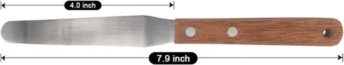 Vista 6 de Medarchitect Bandeja de conteo de pastillas para mano derecha con espátula (transparente, mango de madera)