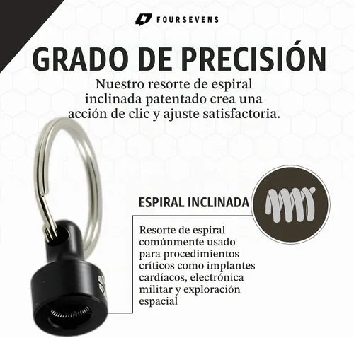 Vista 5 de PROMETHEUS LIGHTS Kappa - Llavero EDC de liberación rápida, seguro y elegante llavero desmontable