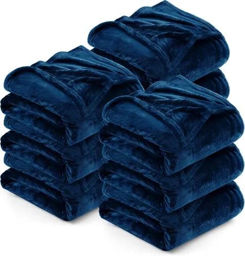 Vista 48 de Utopia Bedding - Manta de vellón de lujo, mullida, antiestática; manta de suave microfibra de 8.8 oz/yd² (300 g/m²) para sofá y cama; tamaño Gris