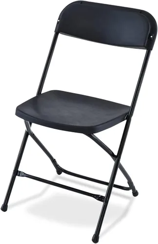 Vista 13 de EventStable TitanPRO Silla plegable de plástico blanco, silla plegable ligera para exteriores, sillas de patio duraderas, juego de sillas