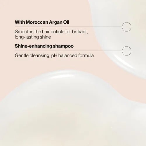 Vista 3 de Suave Professionals Shine Champú Marroquí Infusión 28 oz - Paquete de 4