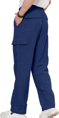 Vista 3 de YRW Pantalones cargo casuales para hombre, pantalones deportivos Y2K para hombre, pantalones deportivos Y2K de ajuste relajado, pantalones
