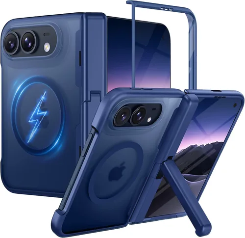Vista 57 de Hualele - Funda magnética para Samsung Galaxy S24 Plus/S25 Plus con soporte de metal, [compatible con MagSafe]