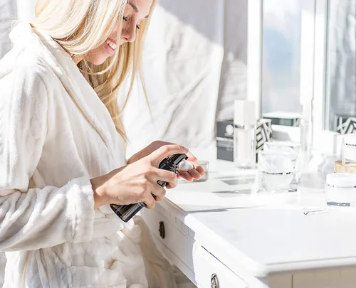 Vista 5 de Forever Flawless Limpiador facial exfoliante y espumoso y desmaquillante con polvo de diamante 100% natural, limpieza profunda para poros de mujeres