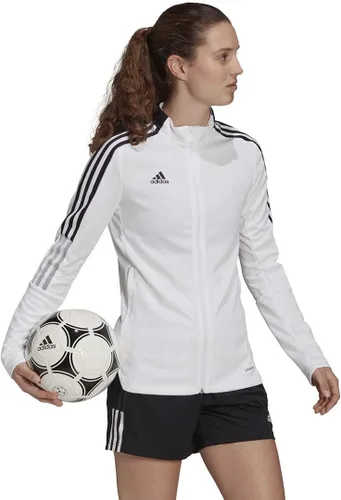 Vista 3 de adidas Tiro 21 - Chaqueta deportiva para mujer, Blanco, M