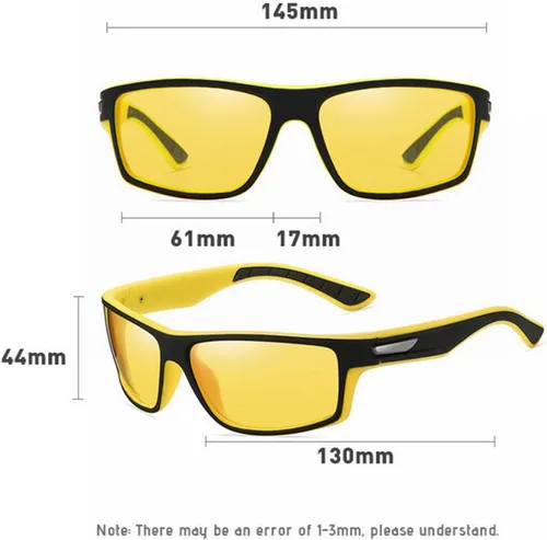 Vista 5 de willochra Gafas de sol de lectura de ciclismo nocturno de lentes de sol para hombres