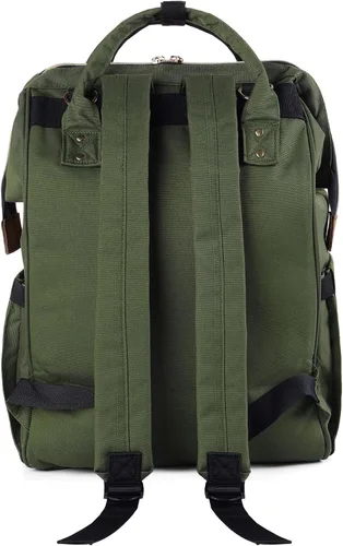 Vista 4 de Ramhorn Mochila para pañales para mujer, mochilas de viaje con bolsillo aislado para botella, correas para cochecito y cambiador