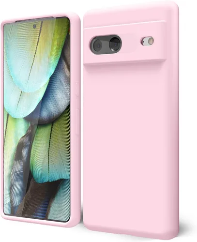 Vista 10 de oakxco para Google Pixel 6A Funda de teléfono de silicona líquida, diseño estético lindo y delgado para mujer y niña, cubierta de gel suave, lisa