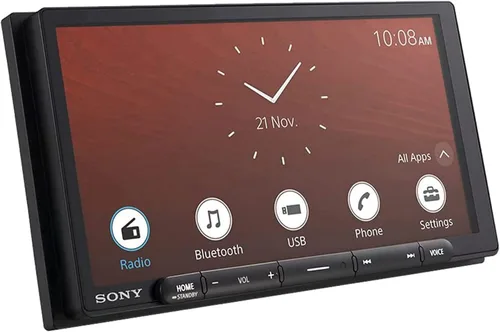 Vista 3 de Sony XAV-AX6000 Receptor multimedia de 7 pulgadas con Apple CarPlay/Android Auto inalámbrico, entrada de video HDMI y listo para Maestro