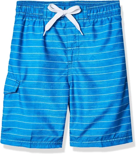 Vista 7 de Kanu Surf Traje de baño de playa con protección UPF 50+ de secado rápido para niños Dominica Verde