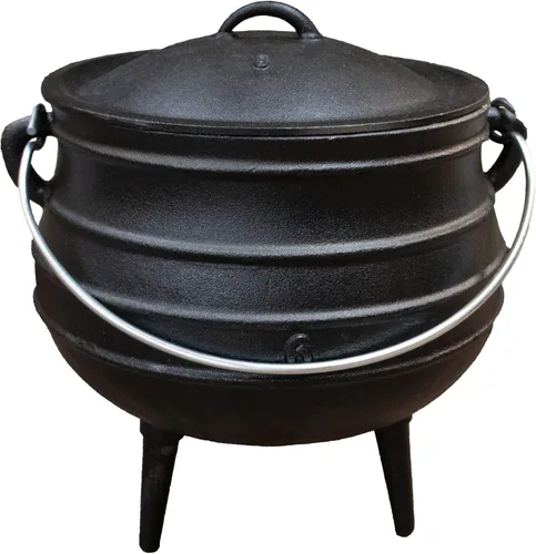 Vista 13 de Lehman's Campfire - Olla de hierro fundido con 3 patas y tapa, 9.5 pulgadas, 1.5 galones