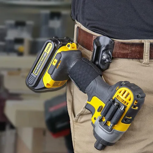 Vista 7 de Spider Funda para herramientas - Mejora la forma en que llevas tu taladro eléctrico, controlador, multiherramienta, neumático, multi-herramienta