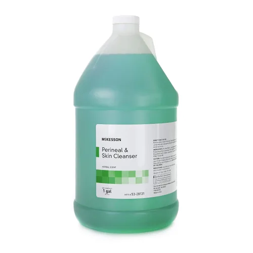 Vista 8 de McKesson Limpiador para Piel Perineal, 1 Galón [Paquete de 1] Jabón Corporal Sin Enjuague para Cuidado de Incontinencia u Ostomias, Aroma Herbal