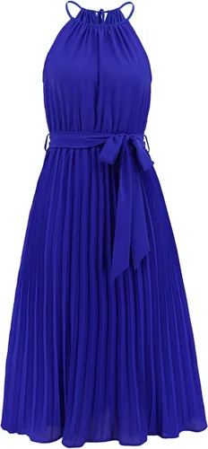 Vista 3 de Fragarn Going Out Outfits for Women, Fashion Womens Loose Sexy Color Spaghetti Strap Sleeveless Pleated Dress