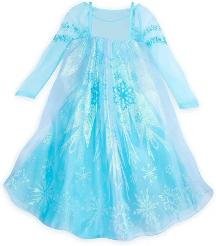 Vista 3 de Disney Disfraz de Elsa para Niños Frozen
