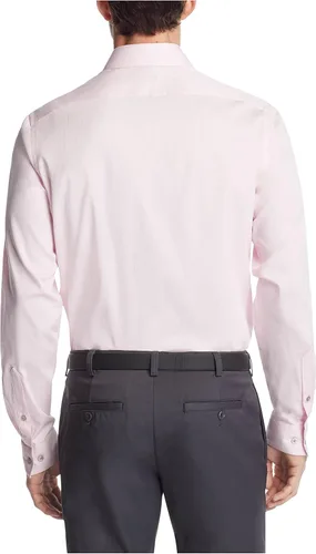 Vista 3 de Van Heusen Camisa de vestir para hombre ajuste delgado escudo de manchas elástico
