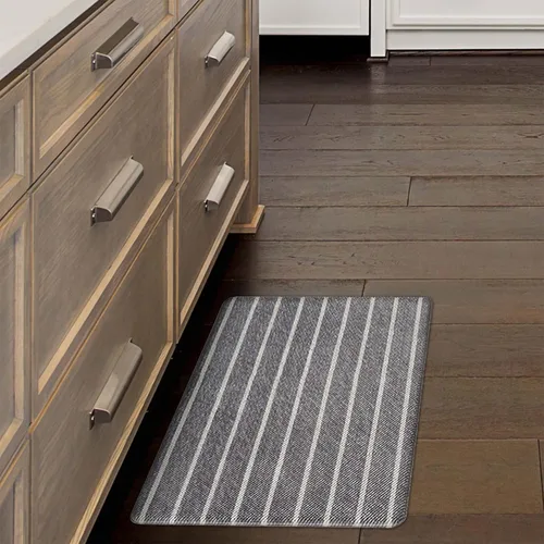 Vista 11 de Lucky Brand Tapete de bienestar impreso – Tapete de cocina acolchado cómodo – Fácil de limpiar – Antifatiga y antideslizante – 0.472 in Seda Floral