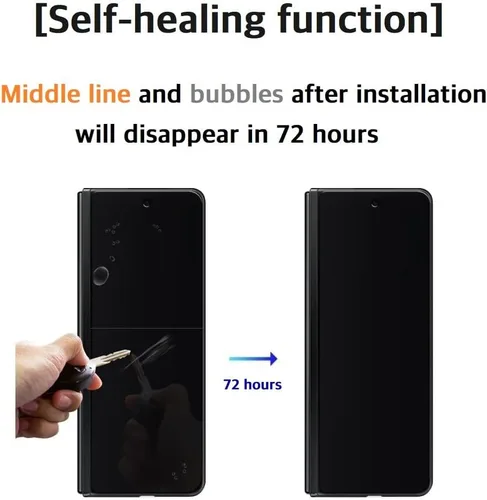 Vista 4 de [2 juegos de 4 piezas] (2 protectores de pantalla de poliuretano termoplástico mate + 2 protectores de lente) compatible con Samsung Galaxy S23