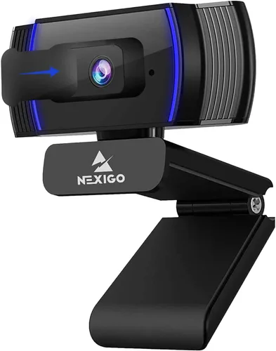 Vista 13 de NexiGo Certificada para Zoom, N950P (Gen 2) Cámara Web Zoomable 4K, Control Remoto RF, Sensor Sony_Starvis, Zoom Digital 5X, Cámara Web Profesional