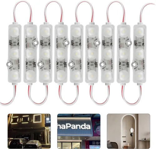 Vista 2 de Módulos blancos 100PCS de la muestra del LED 6500K, luces impermeables de la letra del canal 2835 SMD con el respaldo adhesivo para las señales
