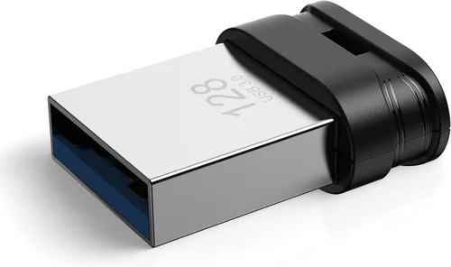 Vista 8 de Mini unidad flash USB 3.0 de 32 GB, paquete de 3 unidades, unidad de pulgar ultra pequeña, memoria USB portátil impermeable con orificio