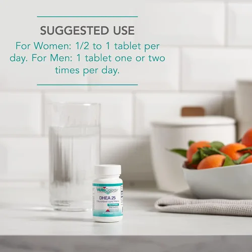 Vista 6 de Nutricology Dhea 25 mg comprimidos de liberación sostenida, 60
