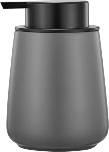 Vista 14 de Dispensador de jabón de manos de espuma de 12 onzas, dispensador de jabón espumoso negro para baño con bomba fácil de presionar, dispensador